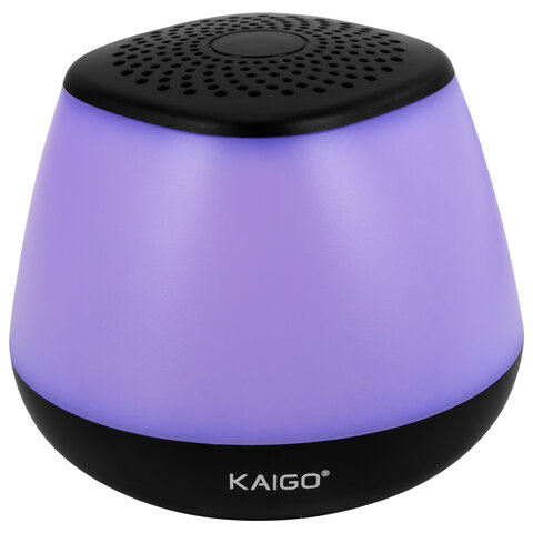 Колонка портативная KAIGO (КАЙГО) GE-3058, 3 Вт, Bluetooth, Micro SD, RGB