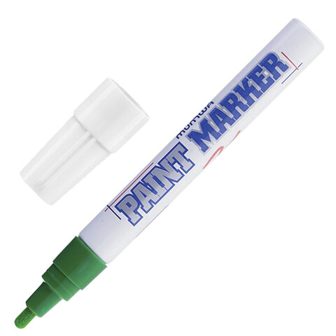 Маркер-краска лаковый (paint marker) MUNHWA, 4 мм, нитро-основа, алюминиевый корпус, PM-04