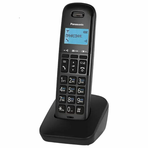 Радиотелефон PANASONIC KX-TGB610RUB, память 50 номеров, АОН, повтор, часы/будильник