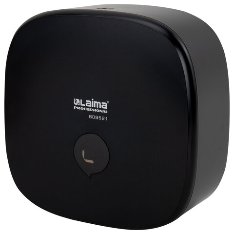 Диспенсер для туалетной бумаги LAIMA PROFESSIONAL PREMIUM BLACK (Система T2), малый, ABS-пластик