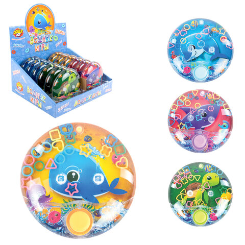 Водная игра ПОДВОДНЫЙ МИР, 10х10 см, колечки, 4 вида, JOLLY JOT (ДЖОЛЛИ ДЖОТ)