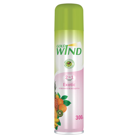 Освежитель воздуха аэрозольный мл, GOLD WIND 