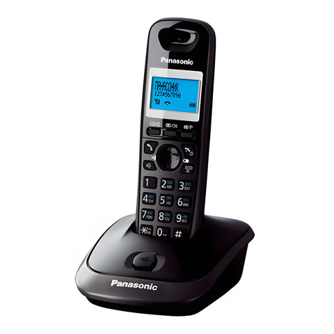 Радиотелефон PANASONIC KX-TG2511RUT, память 50 номеров, АОН, повтор, спикерфон, полифония
