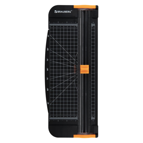 Резак роликовый BRAUBERG SUPER PLUS A4, 12 листов, длина реза 310 мм, линейка для реза, +3 лезвия В ПОДАРОК