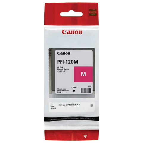 Картридж струйный CANON (PFI-120M) для imagePROGRAF TM-200/205/300/305, мл, оригинальный, 2887C001