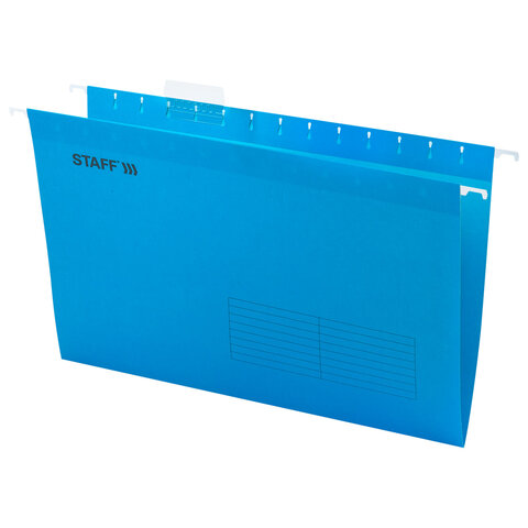 Подвесные папки А4/Foolscap (404х240 мм) до 80 л., КОМПЛЕКТ 10 шт., картон, STAFF