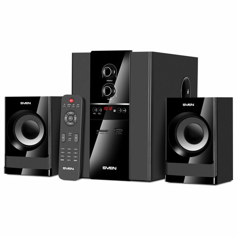 Колонки компьютерные SVEN MS-1821, 2.1, 44 Вт, Bluetooth, FM, USB, SD, SV-020, SV-020774
