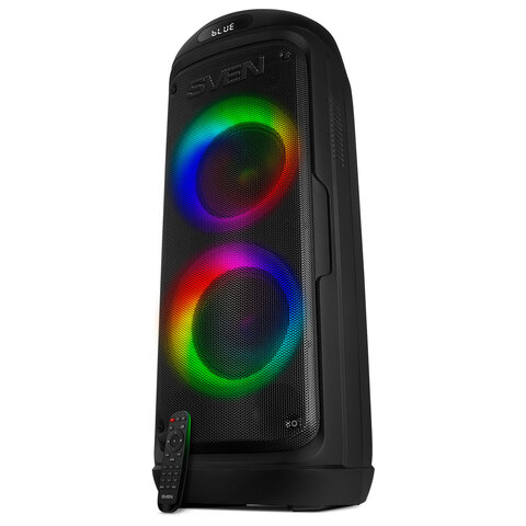 Колонка портативная SVEN PS-770, 100 Вт, TWS, Bluetooth, FM, USB, microSD, LED-дисплей, SV-021719