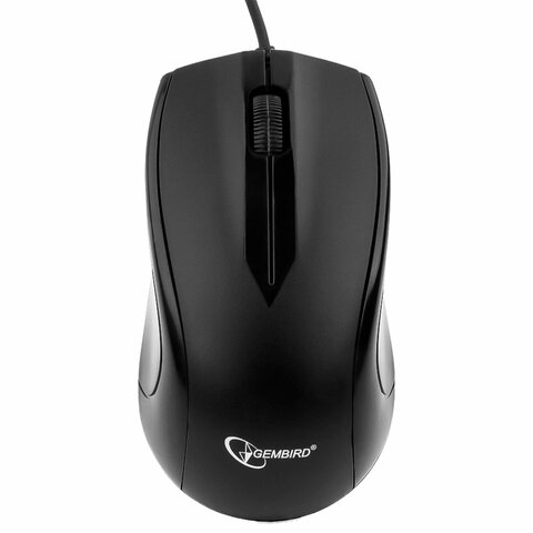 Мышь проводная GEMBIRD MUSOPTI9-905U, USB, 2 кнопки + 1 колесо-кнопка, оптическая