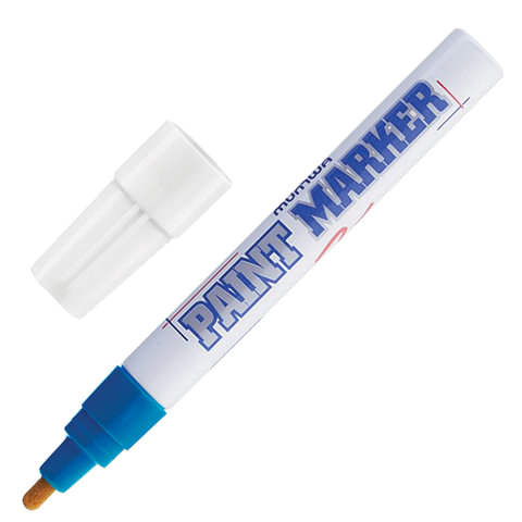 Маркер-краска лаковый (paint marker) MUNHWA, 4 мм, нитро-основа, алюминиевый корпус, PM-02