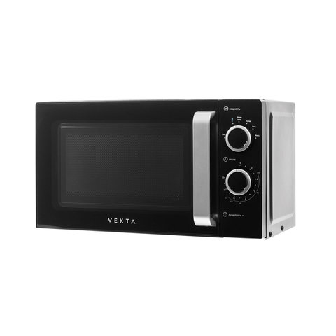 Микроволновая печь VEKTA MS720ATB, объем л, мощность 700 Вт, механическое управление, таймер