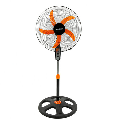 Вентилятор напольный, 3 режима, SONNEN TF-50W-45-А304, d=45 см, 50 Вт