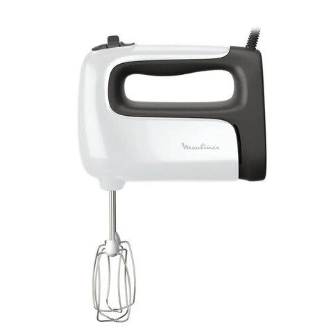 Миксер MOULINEX HM460110, 500 Вт, 5 скоростей, 2 венчика, 2 крюка для теста