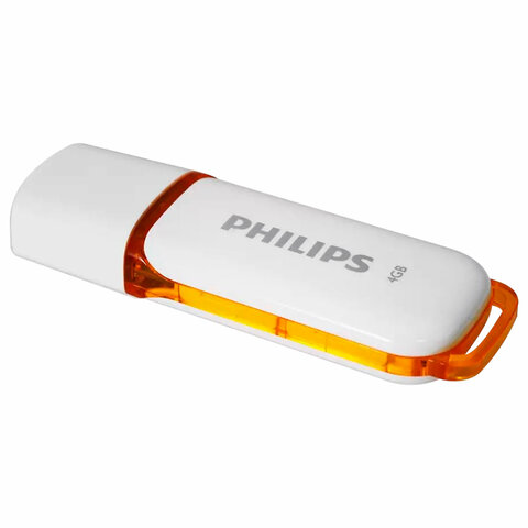 Флеш-диск 4 GB PHILIPS SNOW, разъем USB 2.0, FM04FD70B/97