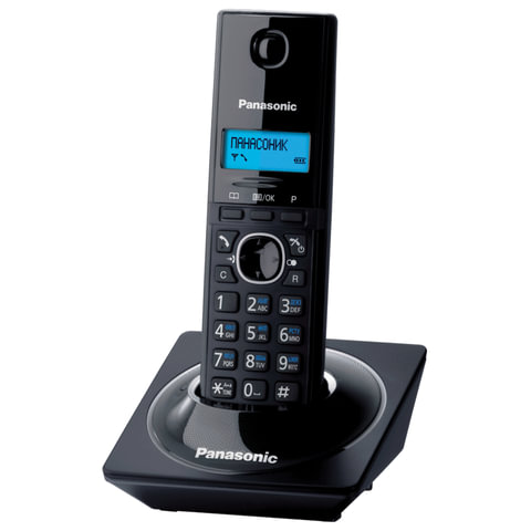 Радиотелефон PANASONIC KX-TG1711RUB, память на 50 номеров, АОН, повтор, часы/будильник