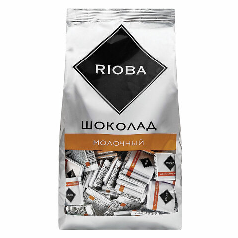 Шоколад порционный RIOBA Молочный 32%, г, пакет
