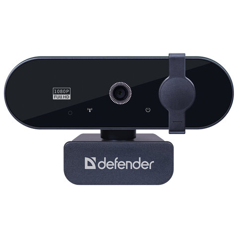 Веб-камера DEFENDER G-lens 2590 QHD, 3,7 Мп, микрофон, USB 2.0, регулируемый крепеж