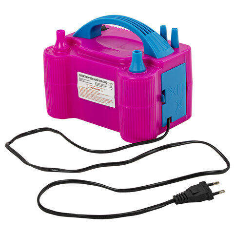 Насос ЭЛЕКТРИЧЕСКИЙ для воздушных шаров, 220 V, 600 W, BRAUBERG KIDS