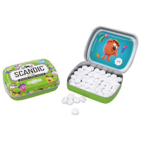 Драже освежающие SCANDIC без сахара со вкусом 