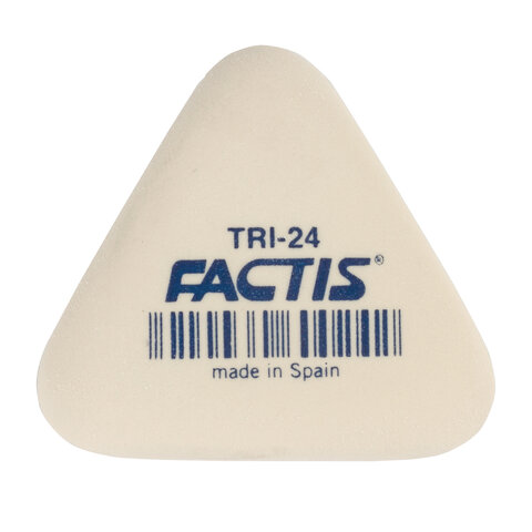 Ластик FACTIS (Испания) TRI 24, мм, треугольный, мягкий, PMFTRI24