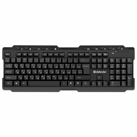 Клавиатура беспроводная DEFENDER Element HB-195 RU, USB, 114 клавиш