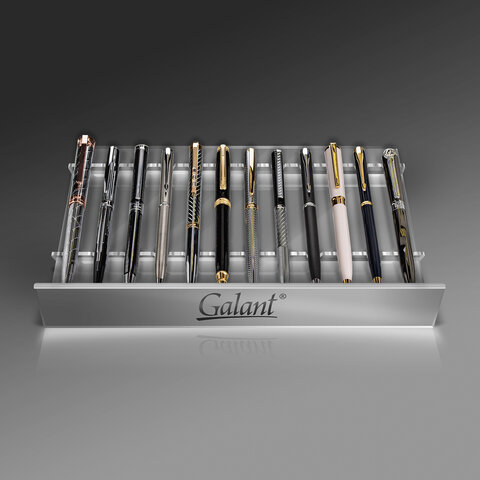Дисплей GALANT на 12 ручек, плакетка, 310х168х54 мм