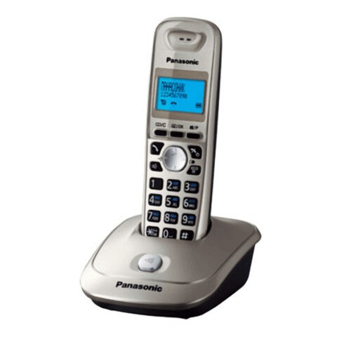 Радиотелефон PANASONIC KX-TG2511RUN, память 50 номеров, АОН, повтор, спикерфон, полифония, радиус 10-100 м, цвет