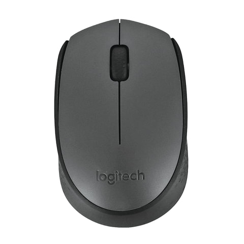 Мышь беспроводная LOGITECH M170, 2 кнопки + 1 колесо-кнопка, оптическая