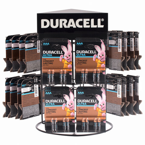 Дисплей для размещения товара настольный поворотный DURACELL, 2х2х3 крючка