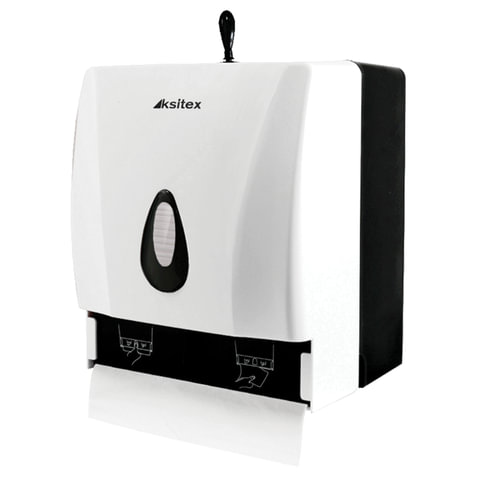 Диспенсер для полотенец KSITEX (Система H3/Н1), ZZ (V) и в рулонах, ТН-8218A