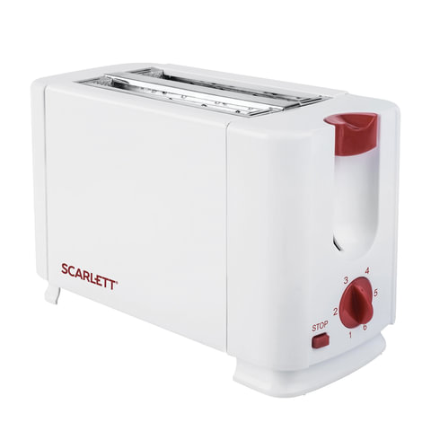Тостер SCARLETT SC-TM11013, 650 Вт, 2 тоста, 6 режимов, сталь