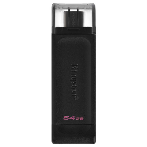 Флеш-диск GB KINGSTON DataTraveler 70, разъем Type-C 3.2, DT70/64GB