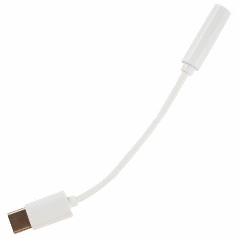 Переходник для наушников с Type-C на AUX (MINI JACK 3.5 мм), MB mObility, УТ000025651