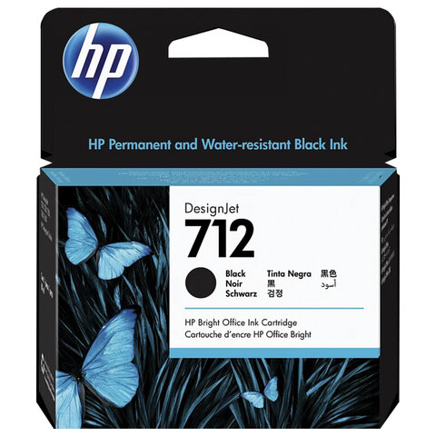 Картридж струйный для плоттера HP (3ED71A) DesignJet T230/T250/T630/T650, №712, увеличенный ресурс, оригинальный