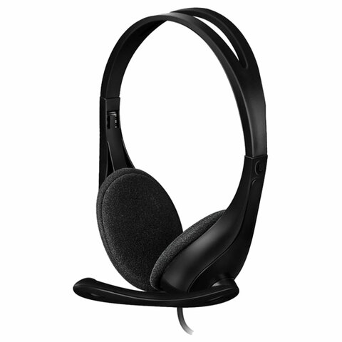 Наушники с микрофоном (гарнитура) A4TECH HU-9, проводные, 1.8 м, USB