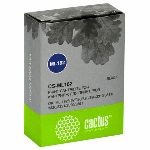 Картридж матричный CACTUS (CS-ML182) для Oki ML-182/192/280/320/390