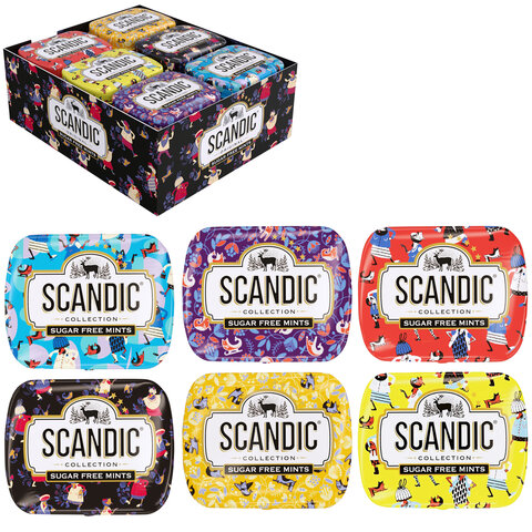 Драже освежающие SCANDIC без сахара со вкусом 