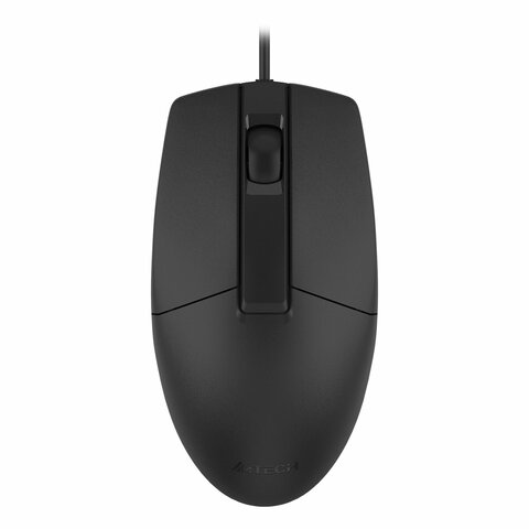 Мышь проводная A4TECH OP-330, USB, 2 кнопки + 1 колесо-кнопка, оптическая