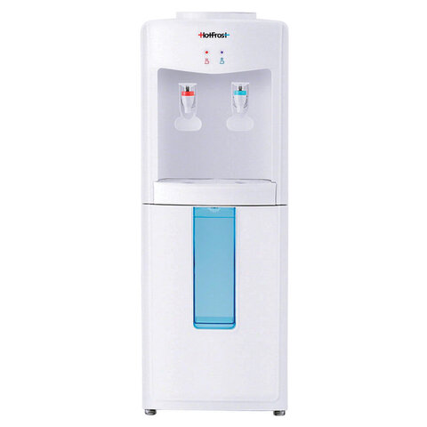 Кулер для воды HOTFROST V118E, напольный, НАГРЕВ/ОХЛАЖДЕНИЕ ЭЛЕКТРОННОЕ, 2 крана