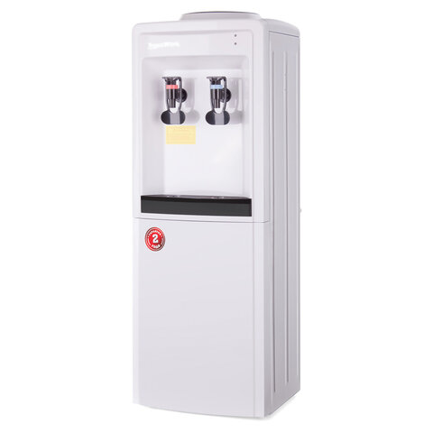 Кулер для воды AQUA WORK 0.8-LDR, напольный, НАГРЕВ/ЭЛЕКТРОННОЕ ОХЛАЖДЕНИЕ, 2 крана