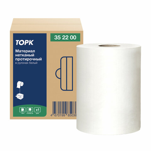 Протирочный нетканый материал Tellus/TORK Advanced, 266 листов в рулоне, 39,5х27,6 см