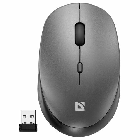 Мышь беспроводная DEFENDER Auris MB-027, USB, 3 кнопки + 1 колесо-кнопка, оптическая