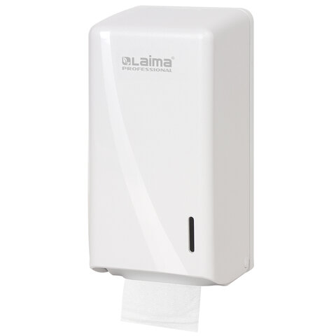 Диспенсер для туалетной бумаги листовой LAIMA PROFESSIONAL ORIGINAL (Система T3), ABS-пластик