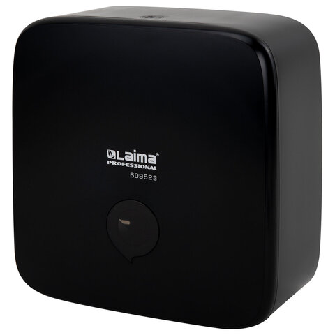 Диспенсер для полотенец LAIMA PROFESSIONAL PREMIUM BLACK (Система H3), V-сложения, ABS-пластик