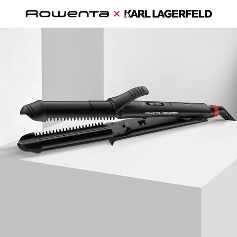 Мультистайлер для волос 3 в 1 ROWENTA Karl Lagerfeld CF451LF0, выпрямление/завивка, 170-200 °C