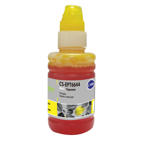 Чернила CACTUS (CS-EPT6644) для СНПЧ EPSON L100/L110/L200/L210/L300, 0,1 л