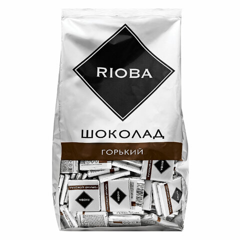 Шоколад порционный RIOBA Горький 72%, г, пакет
