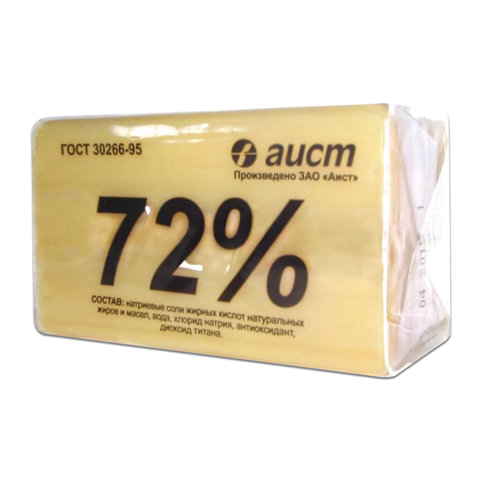 Мыло хозяйственное 72%, г, (Аист) 