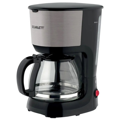 Кофеварка капельная SCARLETT SC-CM33011, 750 Вт, объем 1,25 л, подогрев, пластик