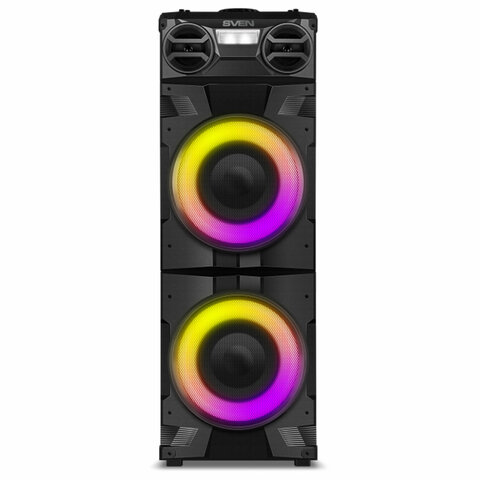 Колонка портативная SVEN PS-1900, 1000 Вт, TWS, Bluetooth, FM, USB, LED-дисплей, SV-022037